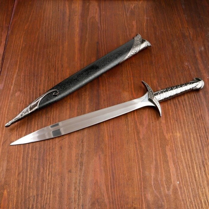 Сувенирный меч "Жало", ножны с металлической окантовкой, чёрные, 60 см от компании Интернет-гипермаркет «MOLL» - фото 1