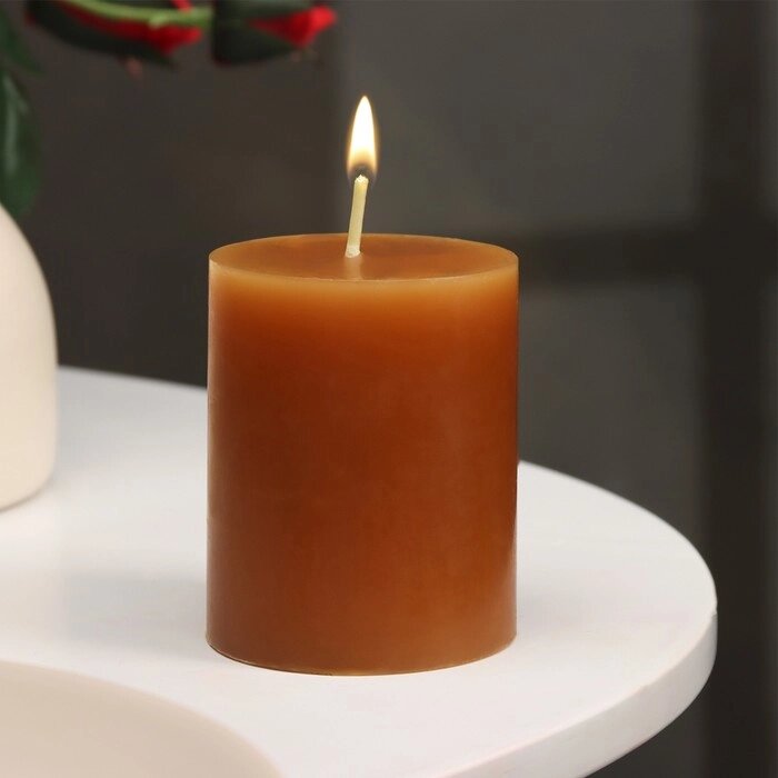 Свеча-цилиндр ароматическая "Лаванда и цитрус", 6х7,5 см от компании Интернет-гипермаркет «MOLL» - фото 1
