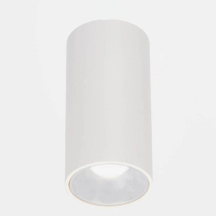 Светильник 671514/1 LED 7Вт белый-серебро 5,5х5,5х10 см от компании Интернет-гипермаркет «MOLL» - фото 1