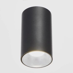 Светильник 671516/1 LED 12Вт черный-серебро 7,5х7,5х15 см
