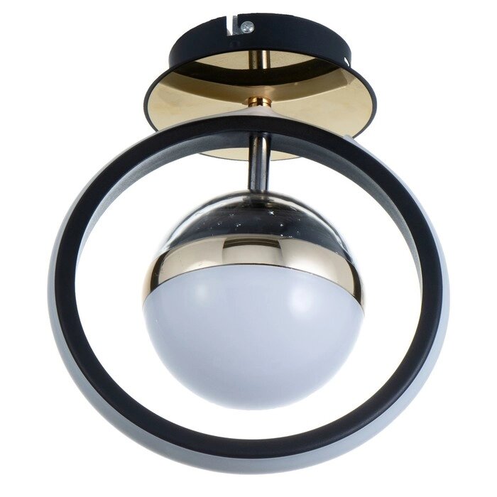 Светильник "Альциона" LED 37Вт 3000-6000К черно-золотой 20х20х22 см от компании Интернет-гипермаркет «MOLL» - фото 1
