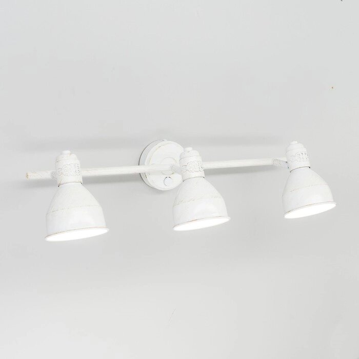 Светильник "Аврора" 3x60Вт Е14 белый 54x20x12см от компании Интернет-гипермаркет «MOLL» - фото 1