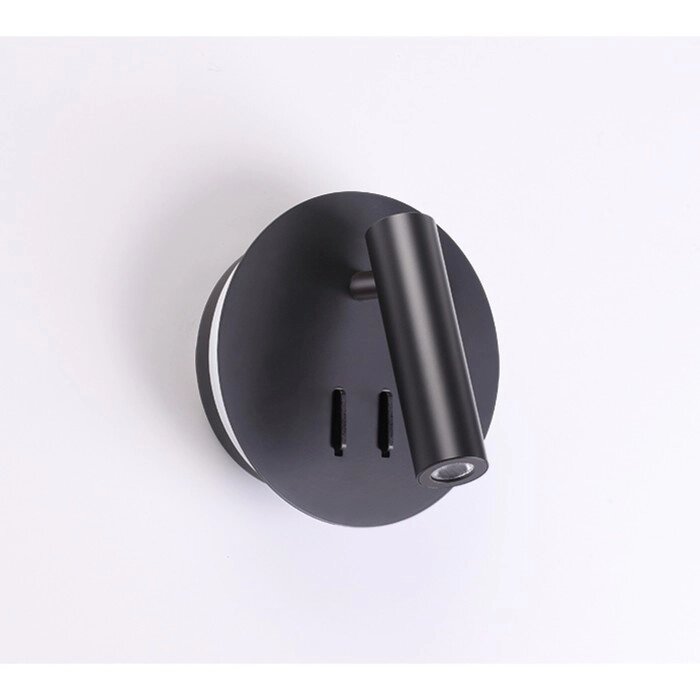 Светильник Beam, 9Вт LED, 3000К, 363лм, цвет чёрный от компании Интернет-гипермаркет «MOLL» - фото 1