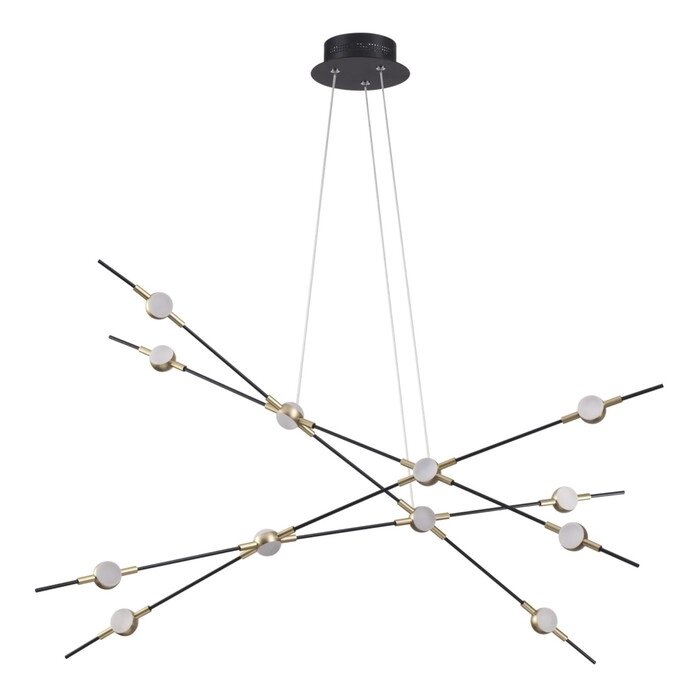 Светильник Costella, 48Вт LED, 4000К, 3840лм, цвет чёрный от компании Интернет-гипермаркет «MOLL» - фото 1