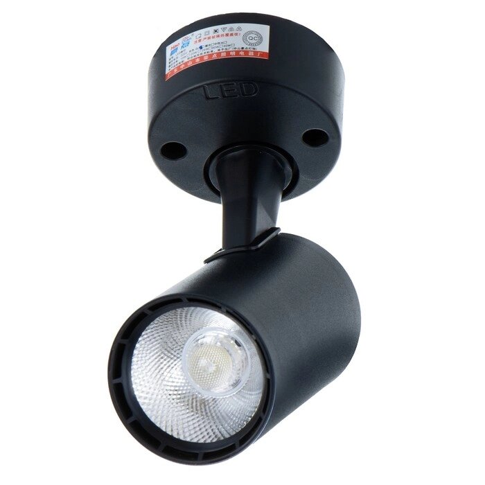 Светильник "Делми" LED 7Вт 6000К черный 7,8х11 см от компании Интернет-гипермаркет «MOLL» - фото 1