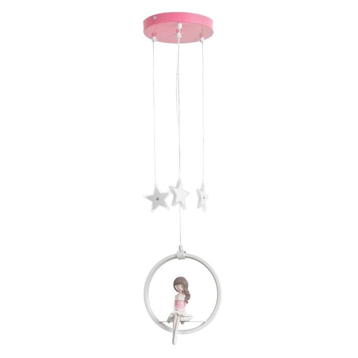 Светильник Девочка LED 21Вт розовый 18х18х70 см от компании Интернет-гипермаркет «MOLL» - фото 1