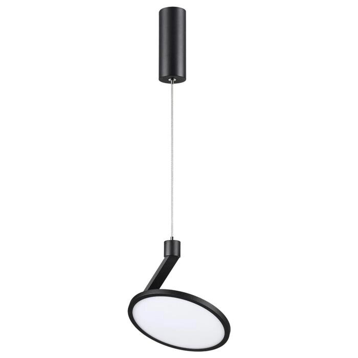 Светильник HAT, 18Вт LED 4000K, 1700лм, цвет чёрный, IP20 от компании Интернет-гипермаркет «MOLL» - фото 1