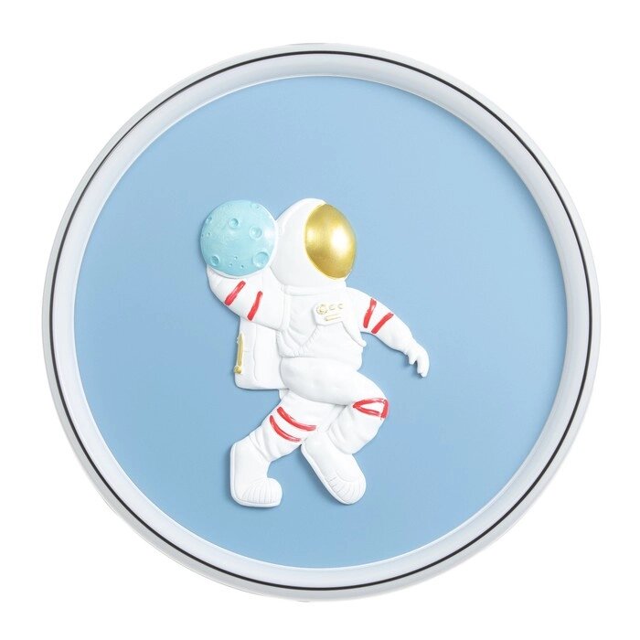 Светильник "Космонавт" LED 48Вт 3000-6000К белый 47х47х6 см от компании Интернет-гипермаркет «MOLL» - фото 1