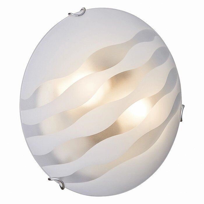 Светильник ONDINA 2x100Вт E27 хром, белый от компании Интернет-гипермаркет «MOLL» - фото 1