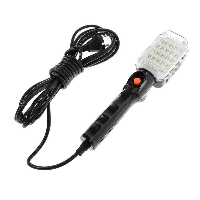 Светильник переносной светодиодный Luazon Lighting с выключателем, 12Вт, 25LED, 5 м, черный от компании Интернет-гипермаркет «MOLL» - фото 1