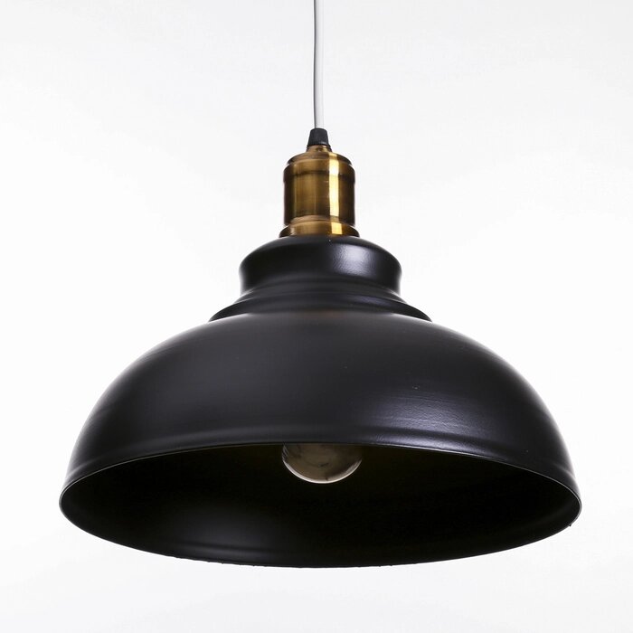 Светильник подвесной "Спул" 1x40Вт E27 черный 29х29х125 см. от компании Интернет-гипермаркет «MOLL» - фото 1