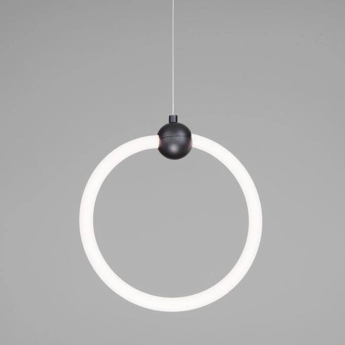 Светильник Rim, 15Вт LED, 880лм, 4200К, цвет чёрный от компании Интернет-гипермаркет «MOLL» - фото 1