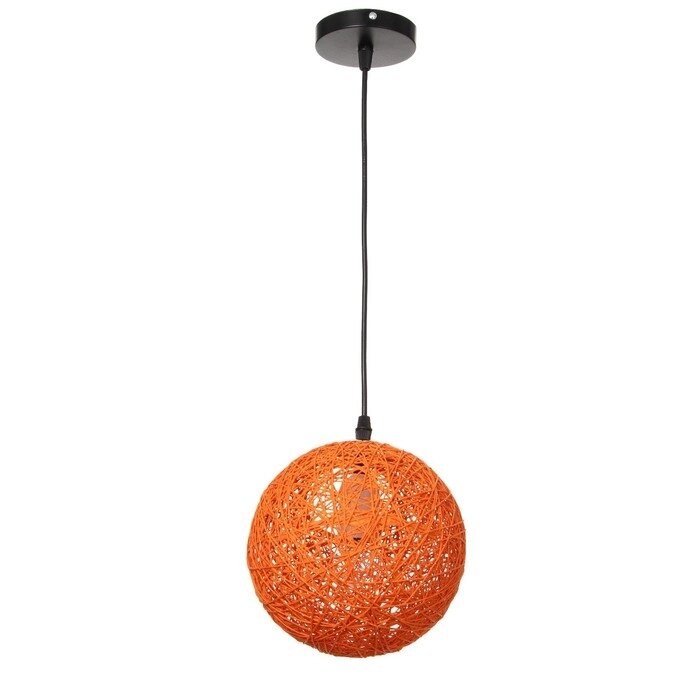 Светильник Ротанг 1хЕ27 15Вт оранжевый 20х20х120 см от компании Интернет-гипермаркет «MOLL» - фото 1