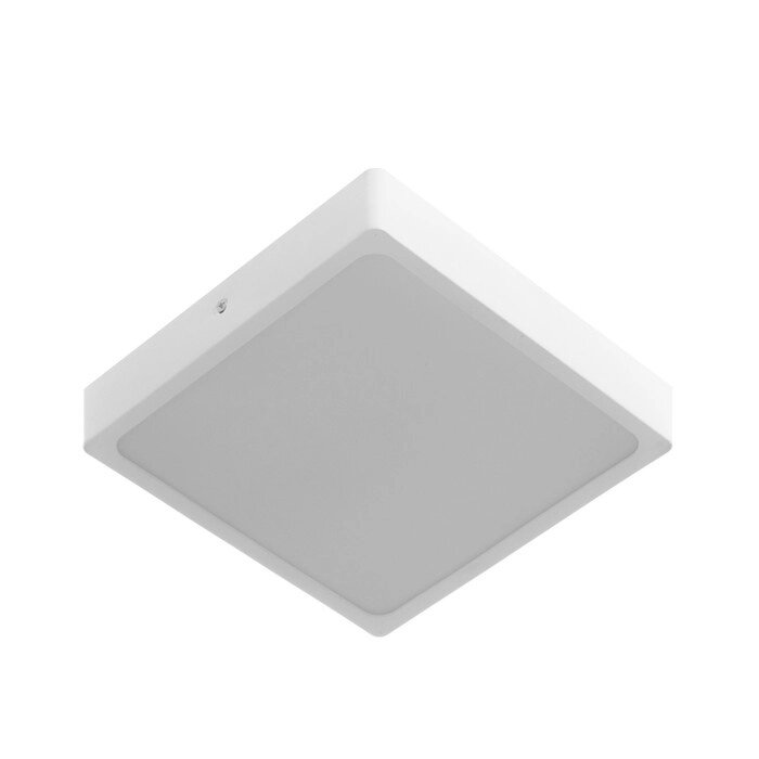 Светильник "Руми квадратный" LED 28Вт 6000К белый 18,5х18,5х5 см от компании Интернет-гипермаркет «MOLL» - фото 1
