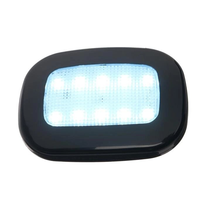 Светильник светодиодный в автомобиль, на магните, 10 LED, черный от компании Интернет-гипермаркет «MOLL» - фото 1