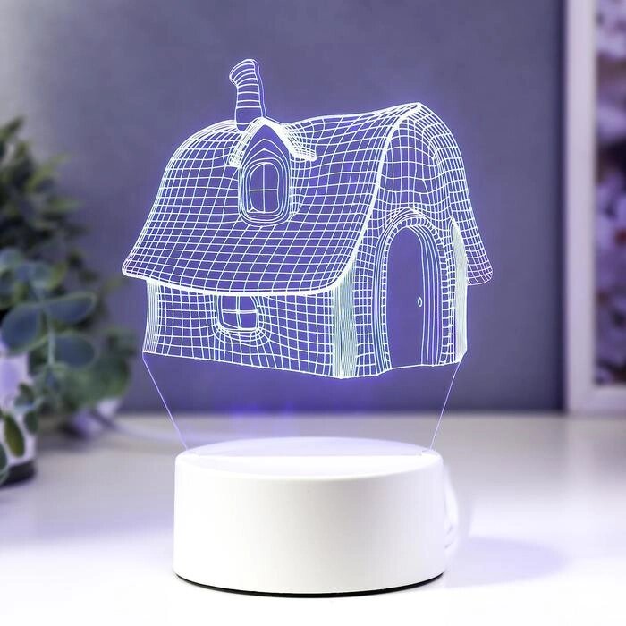 Светильник "Уютный дом" LED RGB от сети от компании Интернет-гипермаркет «MOLL» - фото 1