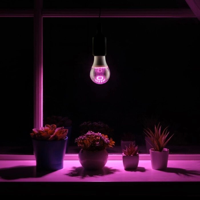 Светодиодная лампа для растений ( фитолампа ) Luazon 9 Вт, E27, 220В от компании Интернет-гипермаркет «MOLL» - фото 1