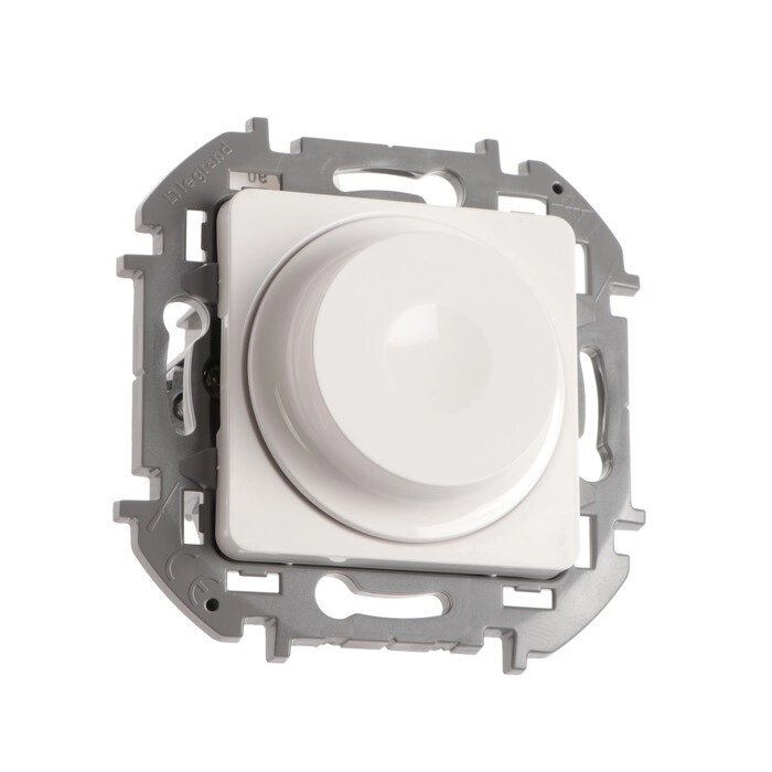 Светорегулятор поворотный Legrand INSPIRIA, без нейтрали, 300 Вт, Белый от компании Интернет-гипермаркет «MOLL» - фото 1
