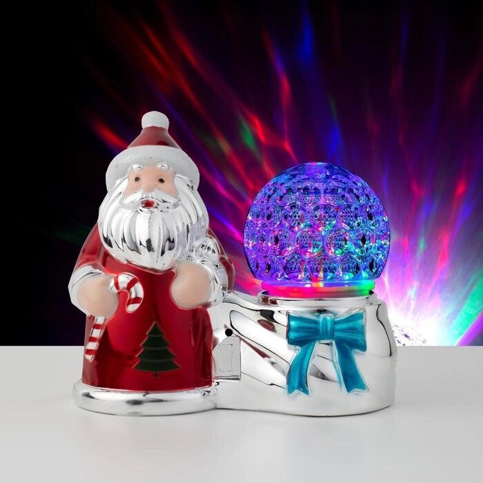 Световая фигура "Дед Мороз и шар", LED-3-220V от компании Интернет-гипермаркет «MOLL» - фото 1