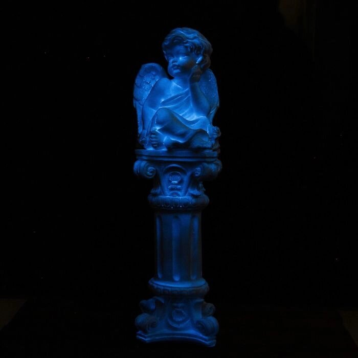 Светящаяся фигура "Ангел сидя на колонне" 51см от компании Интернет-гипермаркет «MOLL» - фото 1