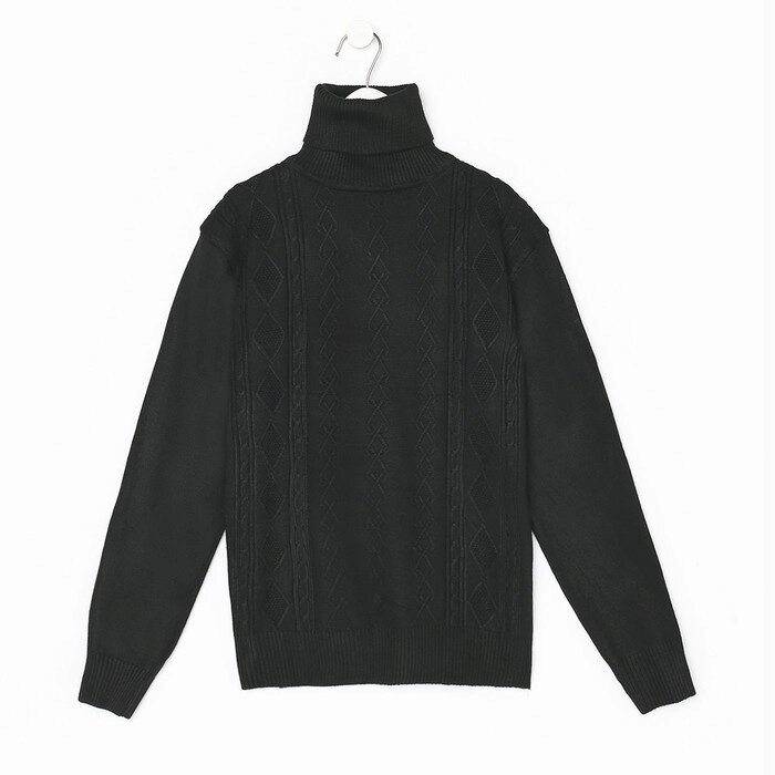 Свитер для мальчика, цвет чёрный, рост 128-134 см от компании Интернет-гипермаркет «MOLL» - фото 1