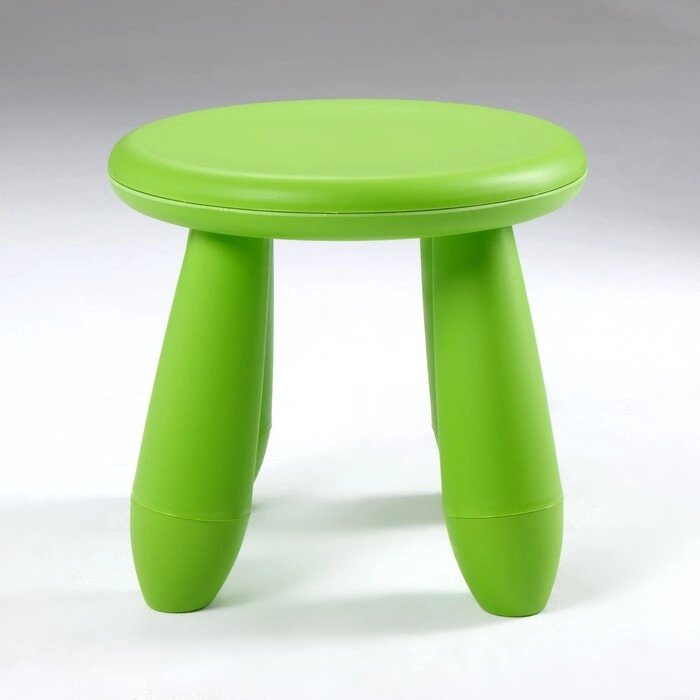 Табурет детский пластиковый, LXS-302, Зеленый от компании Интернет-гипермаркет «MOLL» - фото 1