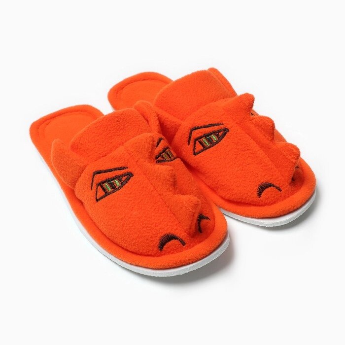 Тапочки детские Дракон, р. 30, оранжевый от компании Интернет-гипермаркет «MOLL» - фото 1