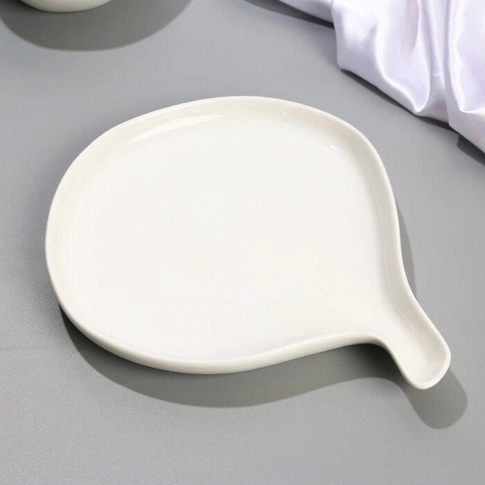 Тарелка "Белый инжир", 22,5 х 26,5 см от компании Интернет-гипермаркет «MOLL» - фото 1
