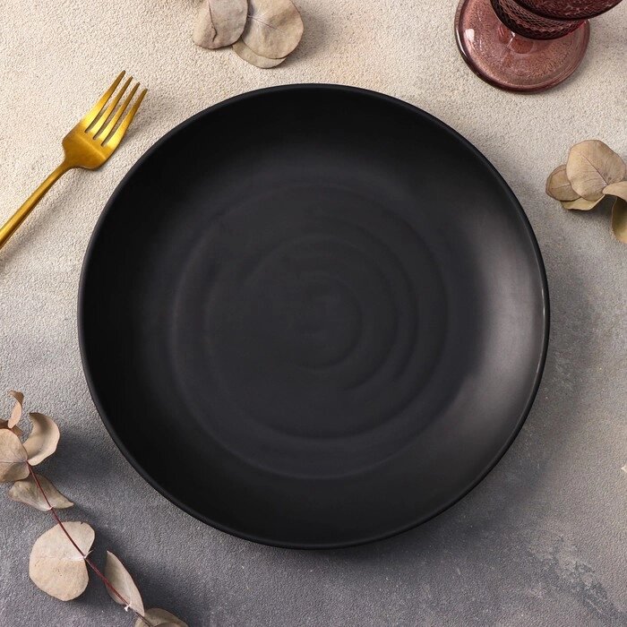 Тарелка "Чёрный Восток", d=25 см, цвет чёрный от компании Интернет-гипермаркет «MOLL» - фото 1