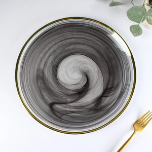 Тарелка подстановочная "Дымка", d=30,5 см, цвет серый
