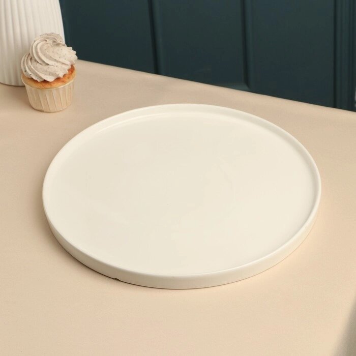 Тарелка "Sola", d=30 см, белая, фарфор от компании Интернет-гипермаркет «MOLL» - фото 1