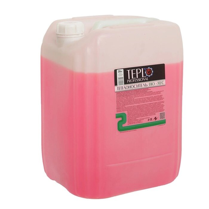 Теплоноситель TEPLO Professional BIO - 30, основа глицерин, 30 кг от компании Интернет-гипермаркет «MOLL» - фото 1