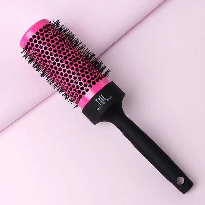 Термобрашинг профессиональный, d = 4,4 см, цвет розовый/чёрный от компании Интернет-гипермаркет «MOLL» - фото 1