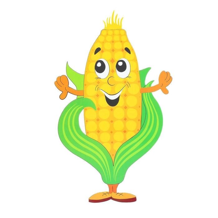 Термонаклейка "Кукуруза", набор 27,5 х 17 см 10 шт. от компании Интернет-гипермаркет «MOLL» - фото 1