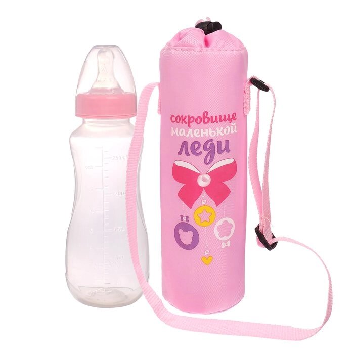 Термосумка "Маленькая леди" для бутылочки 250 мл от компании Интернет-гипермаркет «MOLL» - фото 1