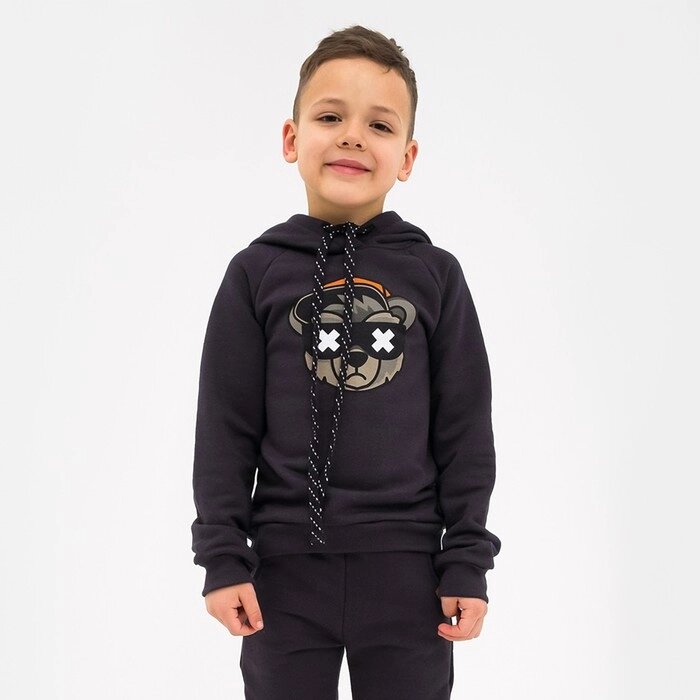Толстовка детская KAFTAN "Trendy" р. 36 (134-140), черный от компании Интернет-гипермаркет «MOLL» - фото 1
