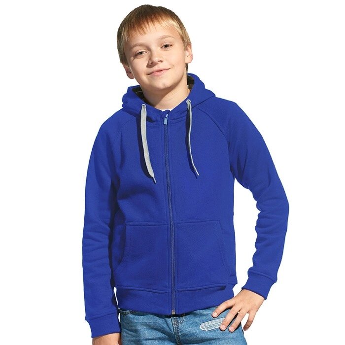 Толстовка детская, рост 128 см, цвет синий от компании Интернет-гипермаркет «MOLL» - фото 1