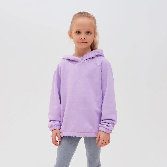 Толстовка (худи) детская MINAKU цвет фиолетовый, рост 134 от компании Интернет-гипермаркет «MOLL» - фото 1