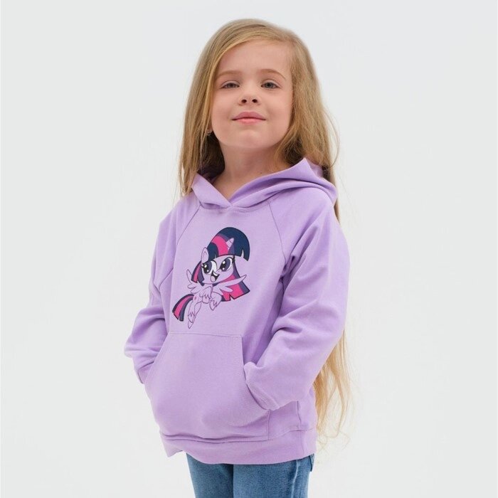 Толстовка "Искорка", My Little Pony, рост 86-92, фиолетовый от компании Интернет-гипермаркет «MOLL» - фото 1