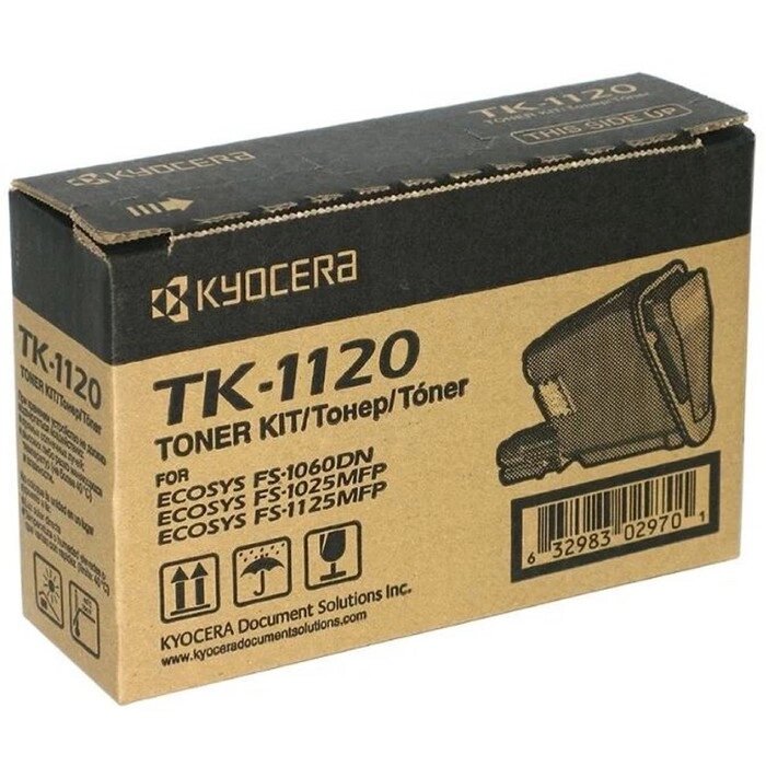 Тонер Картридж Kyocera TK-1120 черный для Kyocera FS-1060DN/1025/1125 (3000стр.) от компании Интернет-гипермаркет «MOLL» - фото 1