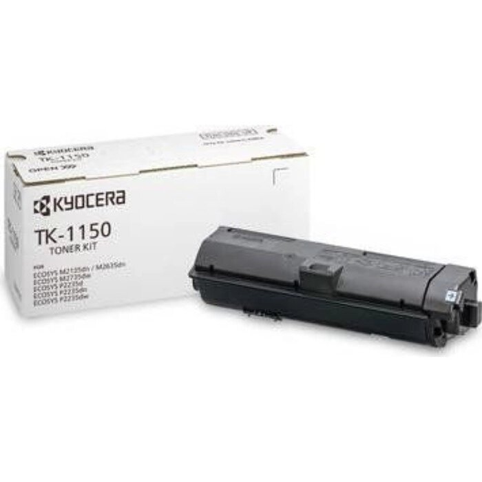 Тонер Картридж Kyocera TK-1150 черный для Kyocera P2235dn/P2235dw/M2135dn/M2635dn/M2635dw/M2735dw от компании Интернет-гипермаркет «MOLL» - фото 1