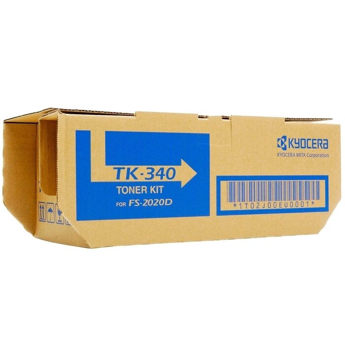 Тонер Картридж Kyocera TK-340 черный для Kyocera FS-2020D/2020DN (12000стр.) от компании Интернет-гипермаркет «MOLL» - фото 1