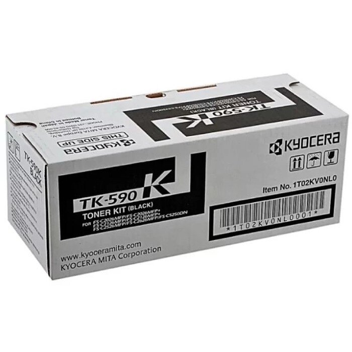 Тонер Картридж Kyocera TK-590K черный для Kyocera FSC2026/2126 (7000стр.) от компании Интернет-гипермаркет «MOLL» - фото 1