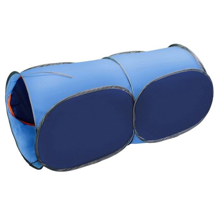 Тоннель, 2-секционный "Belon familia", цвет синий+голубой от компании Интернет-гипермаркет «MOLL» - фото 1