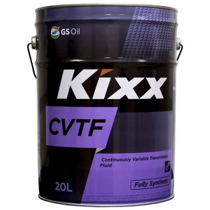 Трансмиссионная жидкость Kixx CVTF, 20 л от компании Интернет-гипермаркет «MOLL» - фото 1