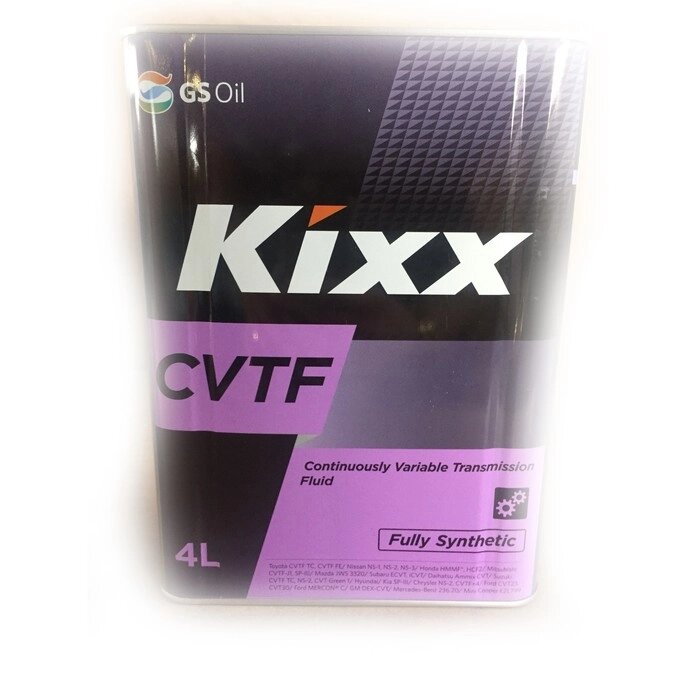 Трансмиссионная жидкость Kixx CVTF, 4 л от компании Интернет-гипермаркет «MOLL» - фото 1