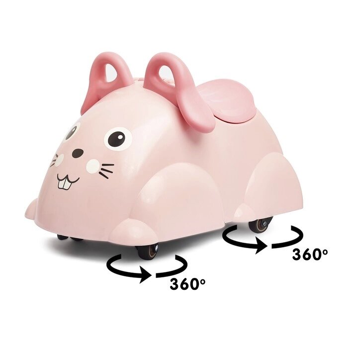 Транспортная игрушка Cute Rider "Кролик" от компании Интернет-гипермаркет «MOLL» - фото 1