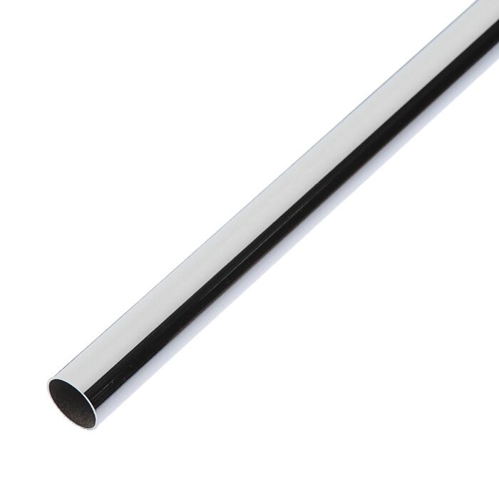 Труба, 3 м, d=16 мм, сталь 0.7мм, цвет хром от компании Интернет-гипермаркет «MOLL» - фото 1