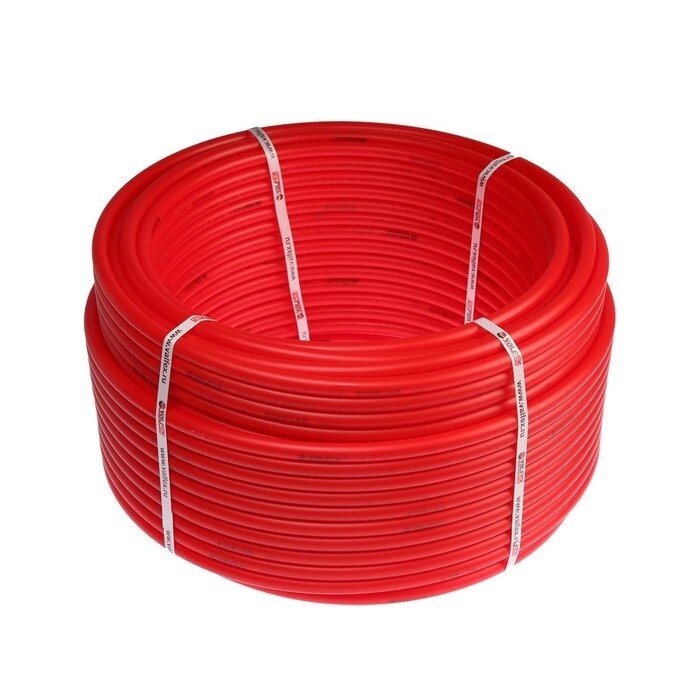 Труба из сшитого полиэтилена VALFEX, d=16х2 мм, бухта 160 м, для теплого пола, красная от компании Интернет-гипермаркет «MOLL» - фото 1