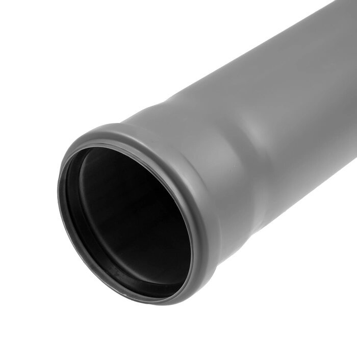 Труба канализационная "ЭКОНОМ", внутренняя, d=110 мм, толщина 2.2 мм, 3000 мм от компании Интернет-гипермаркет «MOLL» - фото 1
